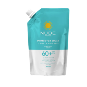 NUDE 60+ PROTECTOR SOLAR CARA Y CUERPO